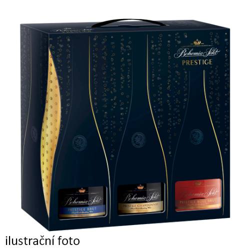 Bohemia Sekt Prestige dárkové balení TRIO